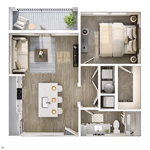 Floor plan A1