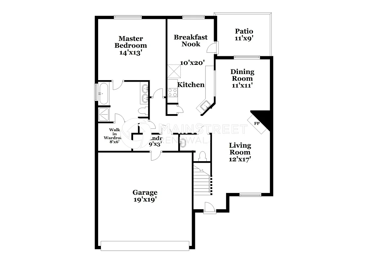 Floor Plan - 1236 Burkston Ct