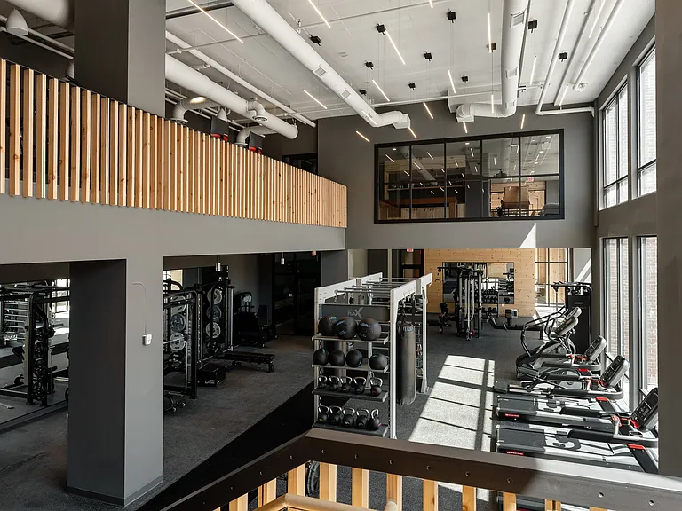 Fitness Center with Cardio & Strength Training Area