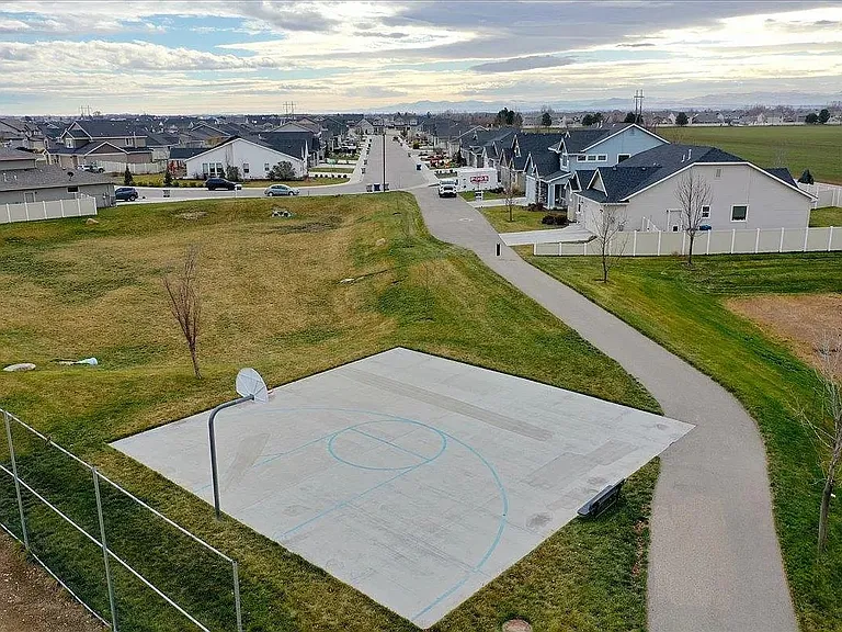 Community Basketball Court, next to house