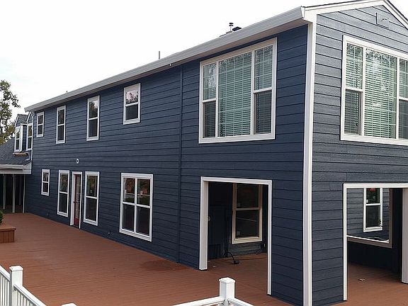 Rear view - all fiber cement