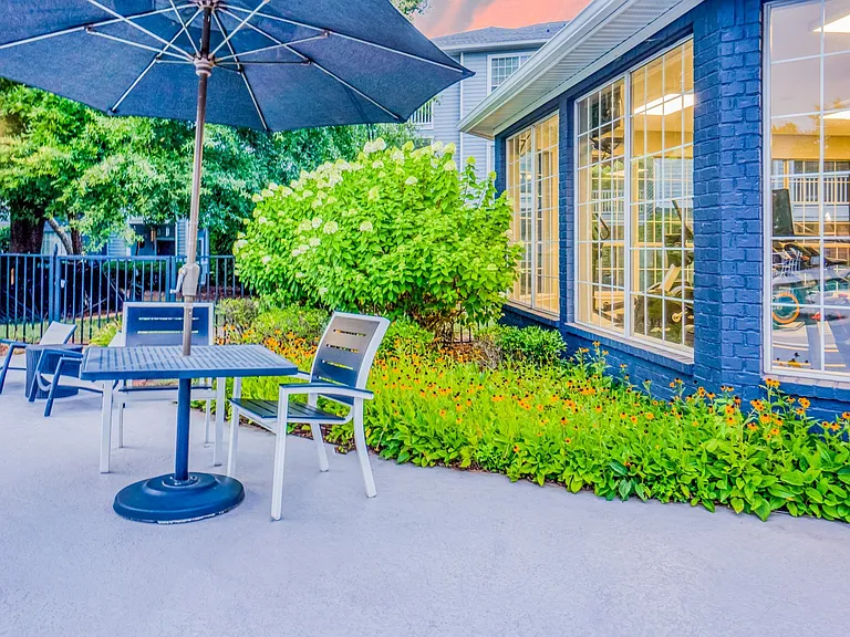 Great outdoor spaces for entertaining guests