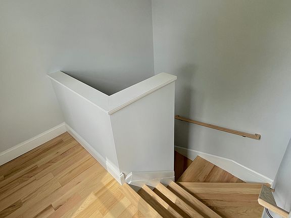 Staircase to entrance of apartment