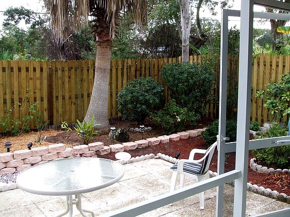 privat back yard
