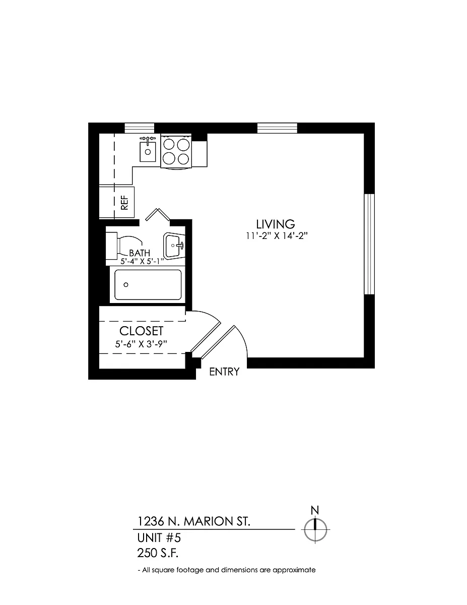 Floor plan Studio