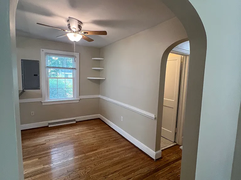 looking into dining room from den