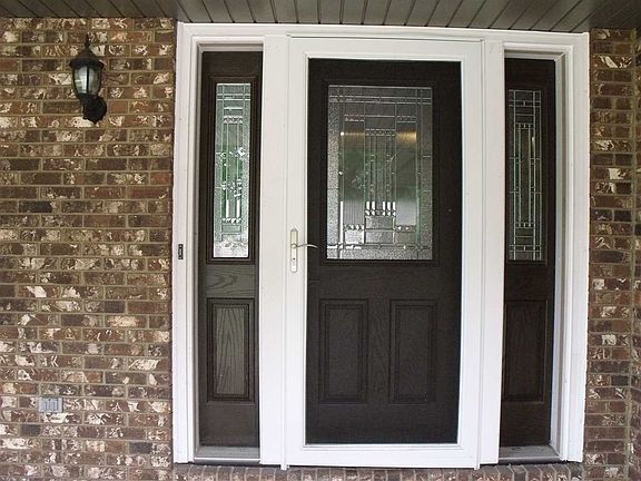 Beautiful Front Door combo lock.