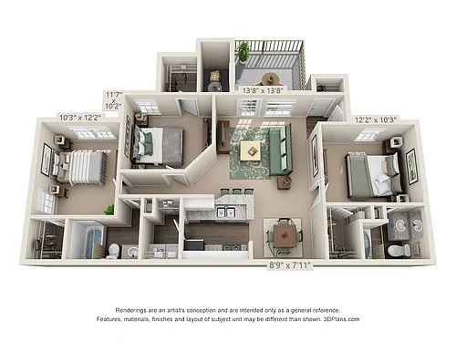 Floor plan The Magnolia