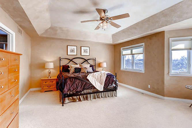 Sun-filled master suite