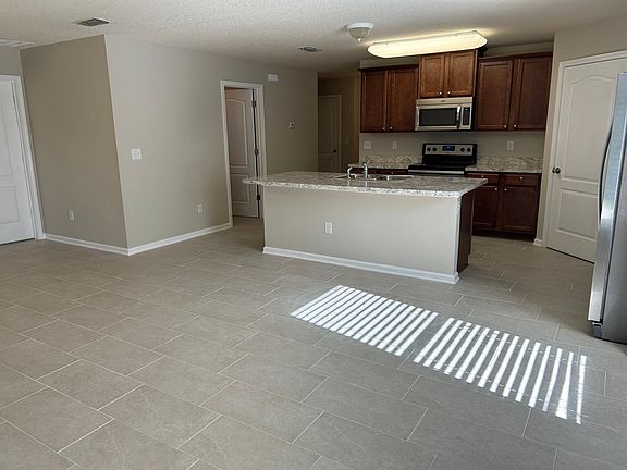 Kitchen and living area