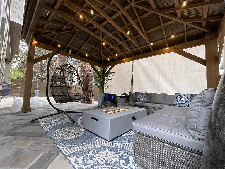 Finished backyard with Gazebo