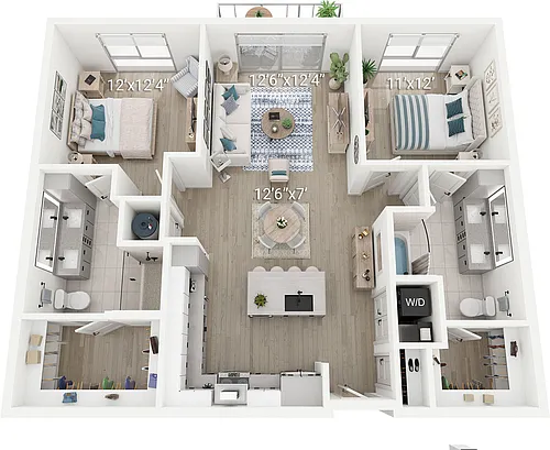 Floor plan B1