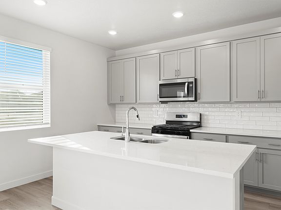 The Pine floorplan interior image taken at a Meritage Homes Community in Santaquin, UT.