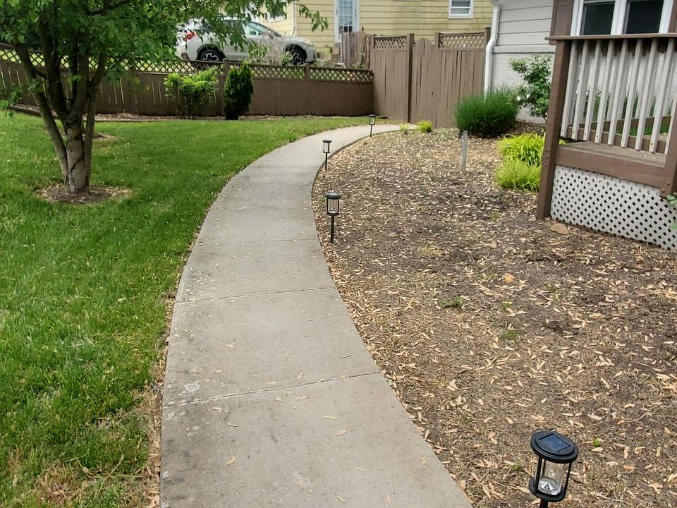 Front path to back gate