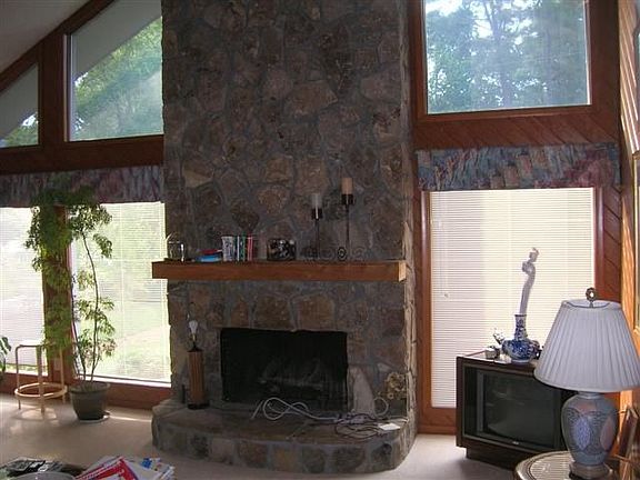 Great Room - Stone Fireplace