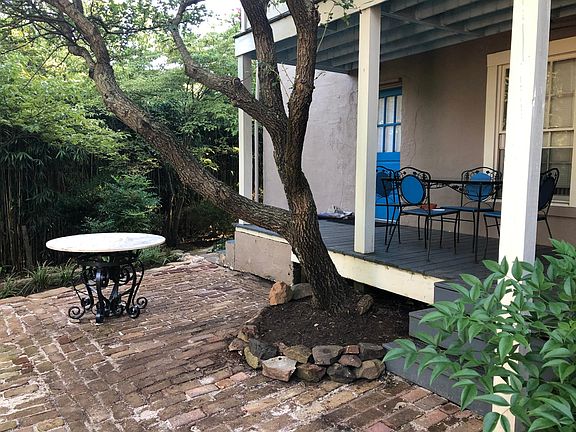 Back patio. For common use