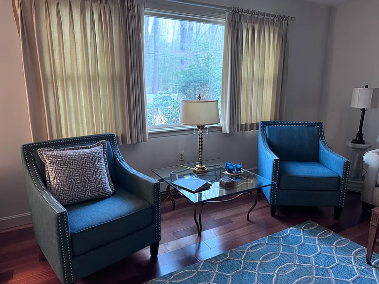 New living room chairs.