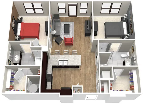 Floor plan The McAlester