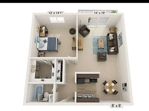 Floor plan English Oak
