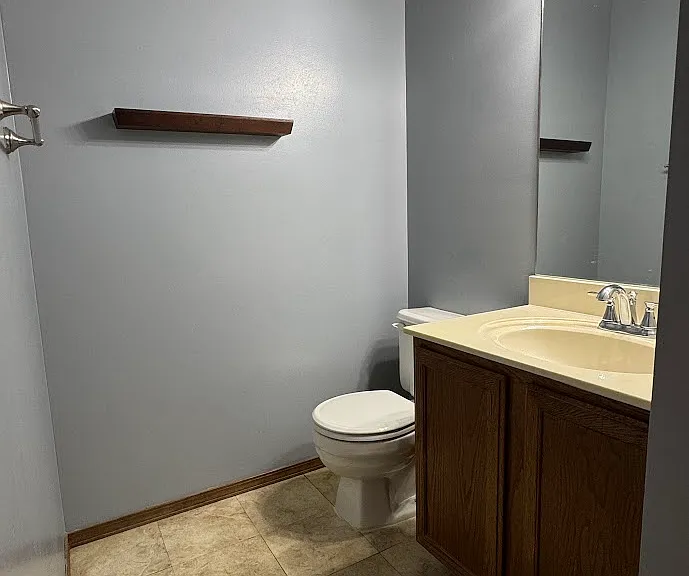 Main floor half bath