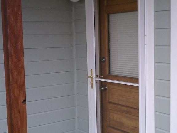 Back door w/ storm door