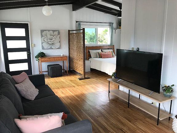 Living room, desk and bedroom