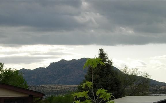 Granite Mountain from the Screened Porch