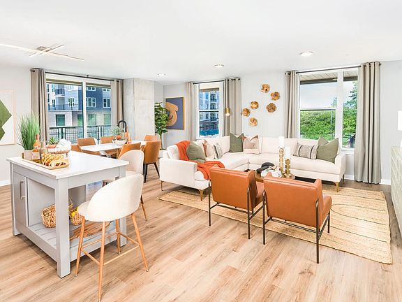 Oversized windows and open layouts fill your space with natural light.