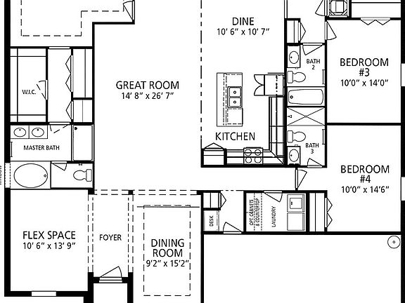Elevation C - 1st Floor