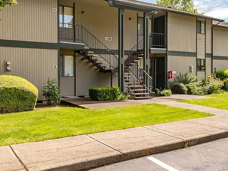 Apartment Community with Large Grass Areas