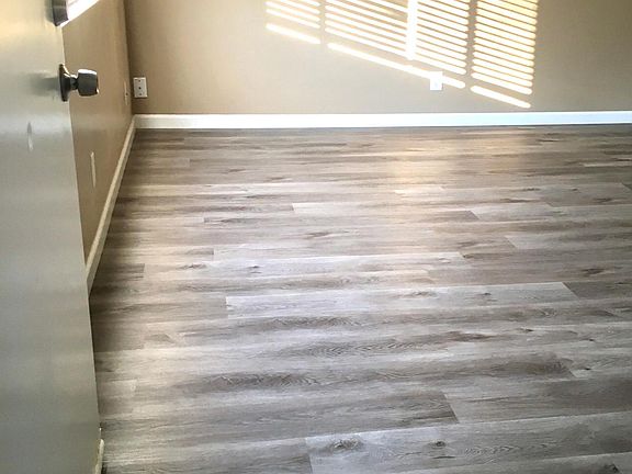 New floors, new paint, new blinds