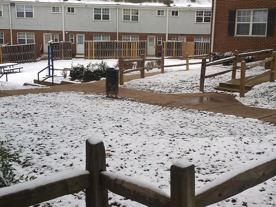 View looking away from townhouse