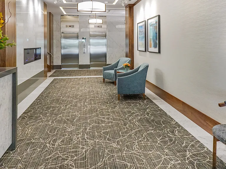 Renovated Lobby, 3 elevators