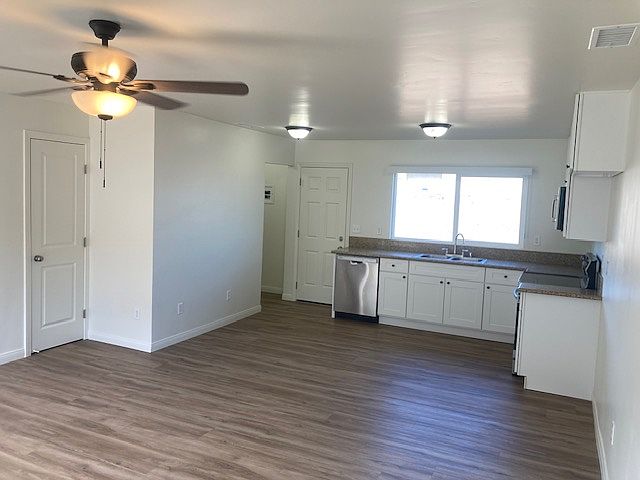 Kitchen view from living area