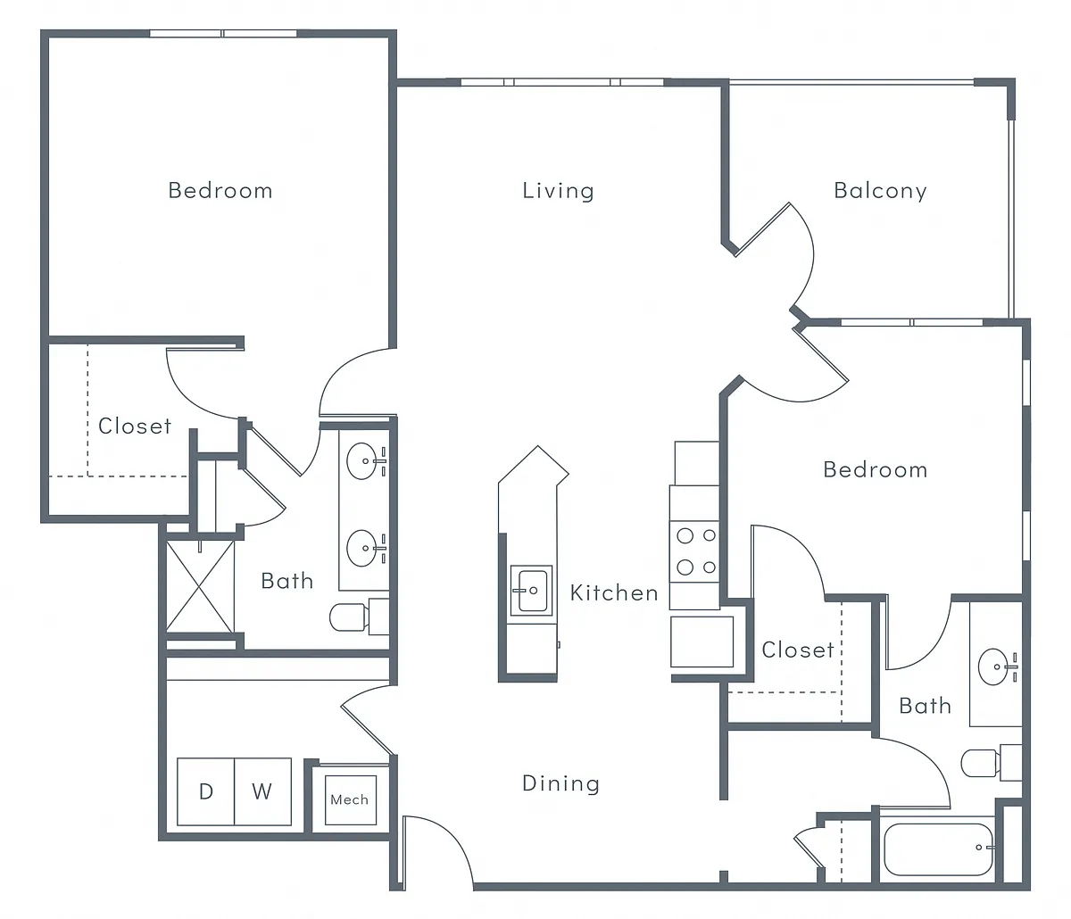 Floor plan B3