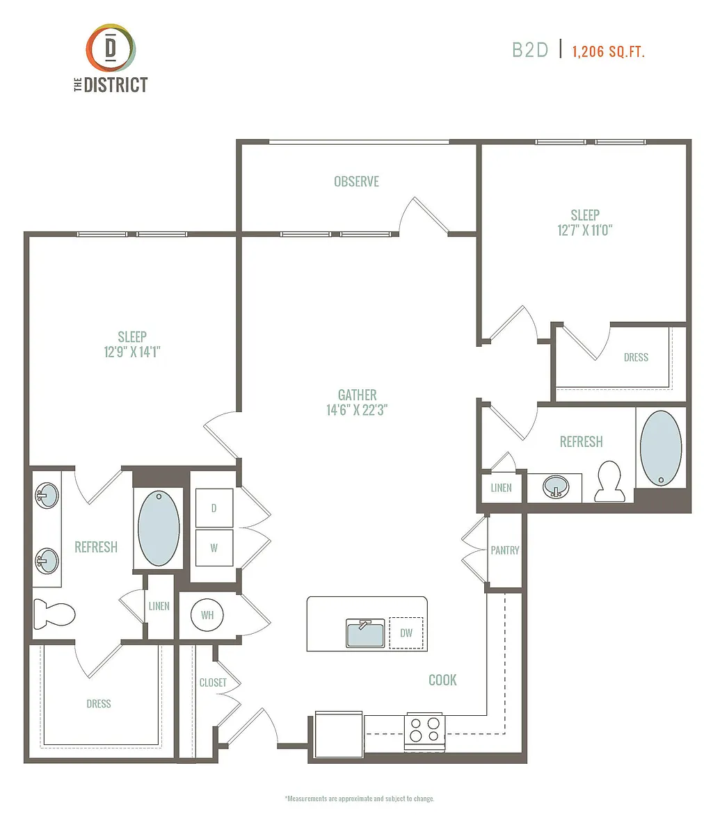Floor plan B2D