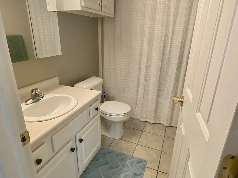 Lower level bath