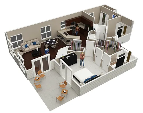 Floor plan Monroe