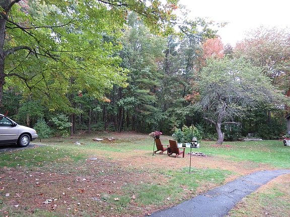 nicely landscaped lot