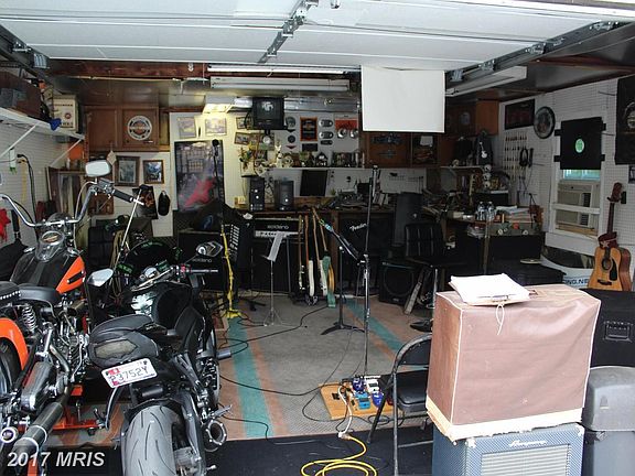 View of inside of the garage