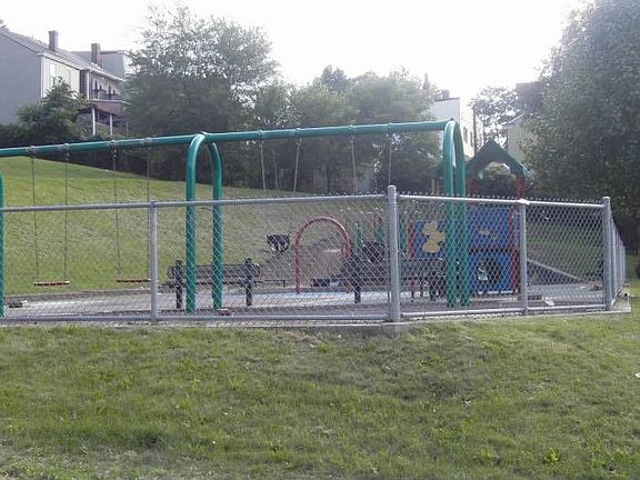 Playground One Block Away