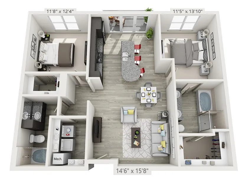 Floor plan B2