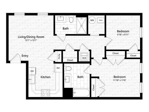 Floor plan B1