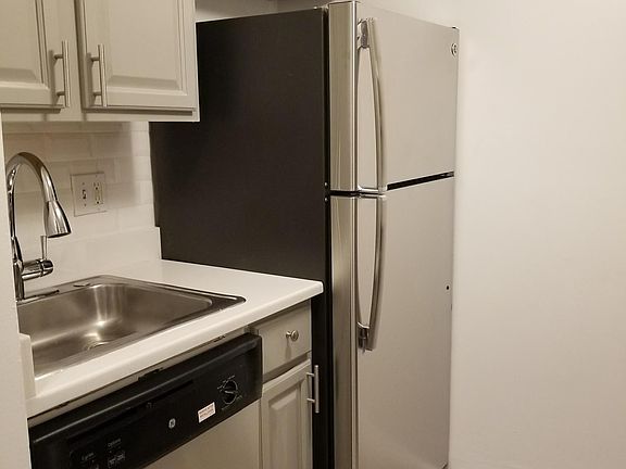 all new kitchen gray and white granite