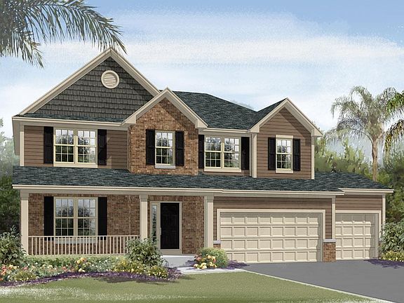 C Elevation 3-car garage