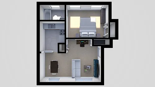 Floor plan 1 Bedroom