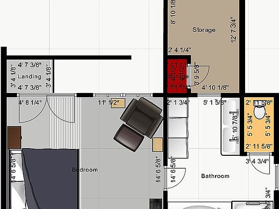 Master Suite Floorplan