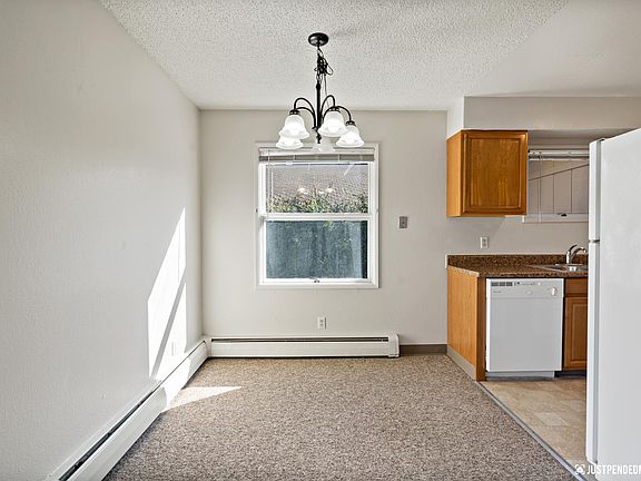 Dining room and kitchen