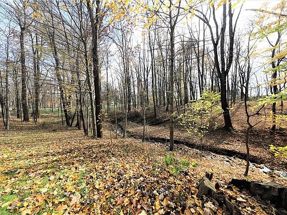 creek runs thru back of property