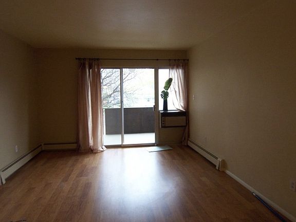 Bright Living Room with Large sliding doors.